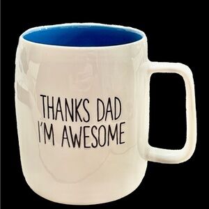 NEW~Mary Square Coffe Mug~Thanks Dad I’m Awesome~Father’s Day Gift~SKU042